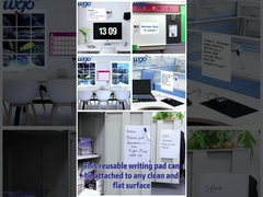 ISO 9001 স্বয়ং স্টিক ড্রাই ইরেজ শীট হোয়াইট বোর্ড OEM ODM হালকা ওজন