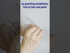 স্ব আঠালো ওয়াল মাউন্ট বাথরুম পরিষ্কার টয়লেট পেপার রোল হোল্ডার স্ট্যান্ড সেট করে