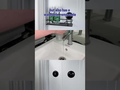 শাওয়ার সাকশন কাপের জন্য কালো অক্সিডাইজড স্টেইনলেস স্টীল বাথ আনুষাঙ্গিক ধারক স্থির