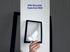 4x6 5x7 6x8 স্টিকি ওয়াল মাউন্ট ফটো ফ্রেম কোন অবশিষ্টাংশ বাকি