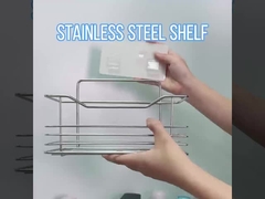 SS201 ওয়াল মাউন্টেড কিচেন স্টোরেজ র্যাক 10 কেজি লোড হচ্ছে কিচেন ওয়াল র্যাক