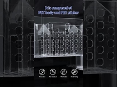 কিচেন অফিস ডেস্ক ঝুড়ির জন্য ক্ষতিমুক্ত ওয়াল মাউন্ট প্লাস্টিক বাথরুম ক্যাডি হোল্ডার