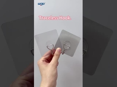 পিভিসি স্ব-আঠালো বাথরুমের প্রাচীরের হুক 80x80 মিমি ব্যাসার্ধ 5 কেজি ভারবহন