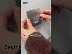 কোন ড্রিলিং প্রয়োজন নেই তারের শেল্ফ স্বয়ং আঠালো হ্যাঙ্গার ঝরনা ক্যাডি স্ট্রিপস ক্লিয়ার স্টিক অন ঝরনা শেলফ