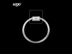 4 কেজি অপসারণযোগ্য ঝুলন্ত বাথরুমের তোয়ালে রিং হোল্ডার পলিভিনাইল ক্লোরাইড স্টিকার