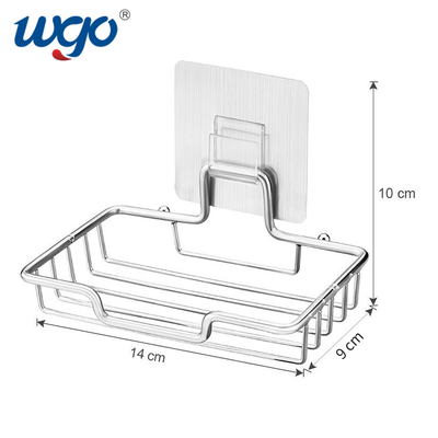WGO 304 স্টেইনলেস স্টীল সাবান হোল্ডার ISO 9001 5kg বিয়ারিং স্ব-আঠালো প্রকার