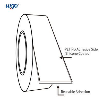 ছাত্রদের জন্য নোংরা ট্রেস ছাড়া রিপজিশনযোগ্য কোন অবশিষ্টাংশ পরিষ্কার টেপ