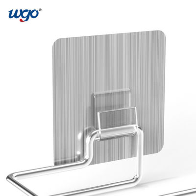 স্ব আঠালো ইনস্টল বাথরুম কাগজ রোল হোল্ডার ক্ষতি বিনামূল্যে মাউন্ট