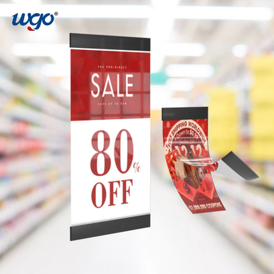 WGO টেপ সহ 8.5x11 ওয়াল মাউন্ট করা সাইন ফ্রেম OEM A4 নোটিশ হোল্ডার