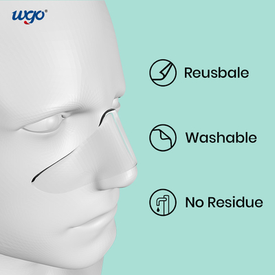 CPAP মুখোশের জন্য অপসারণযোগ্য স্ব আঠালো মাউন্ট করা বিপ্যাপ জেল প্যাড
