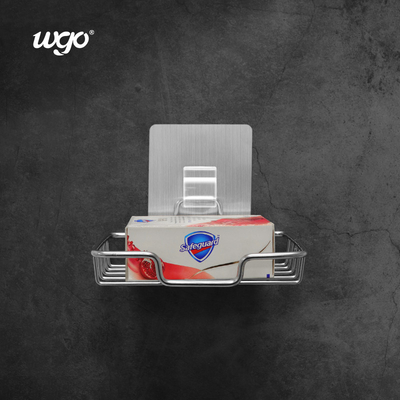 ঝরনা জন্য WGO 304 স্টেইনলেস স্টীল সাবান ডিশ ISO 9001 5kg বিয়ারিং স্ব আঠালো প্রকার