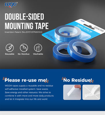 0.5 মিমি ডবল সাইডেড মাউন্টিং টেপ ISO9001 অ-স্থায়ী মাউন্টিং টেপ