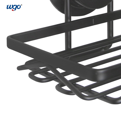 WGO 173mm ওয়াল ঝুলন্ত সাবান কেস কালো স্টেইনলেস স্টীল SS201