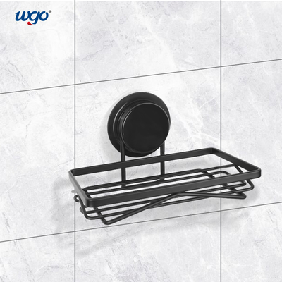 WGO 173mm ওয়াল ঝুলন্ত সাবান কেস কালো স্টেইনলেস স্টীল SS201