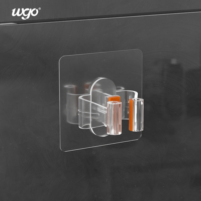 ক্লিনিং টুলের জন্য ক্ষতিমুক্ত দৃঢ়ভাবে মাউন্ট করা আঠালো ঝাড়ু মপ হোল্ডার