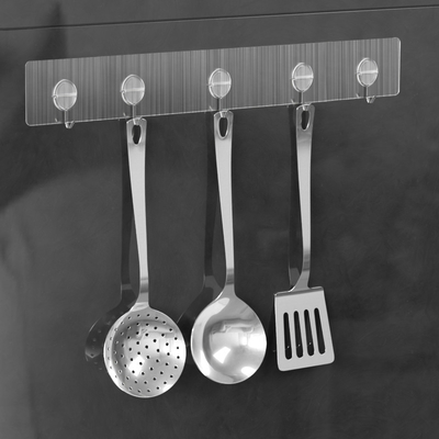 380mm তোয়ালে হুক হ্যাঙ্গার 8kg লোডযোগ্য বাথরুম ওয়াল হুক রাক