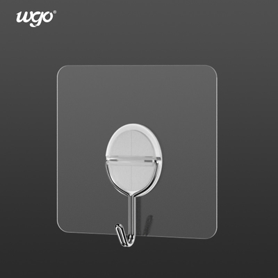 স্ব আঠালো দৃঢ়ভাবে মাউন্ট করা ওয়াল হুক নেই অবশিষ্টাংশ বাম 7x7 সেমি