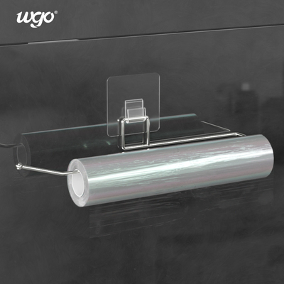 টিস্যু পেপারের জন্য স্ব আঠালো বানিংস টয়লেট রোল স্টোরেজ পিভিসি স্টিকার