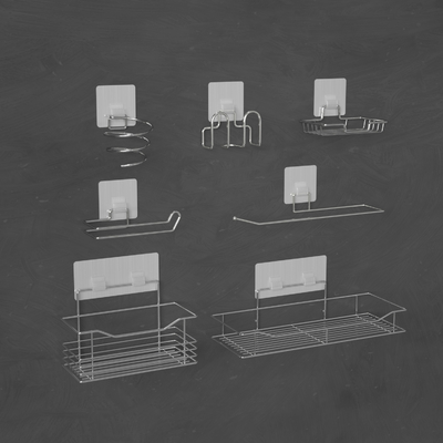 MSDS বাথরুম পণ্য ধারক EXW ট্রেড ওয়াল মাউন্টেড শাওয়ার ক্যাডি ক্ষতিমুক্ত